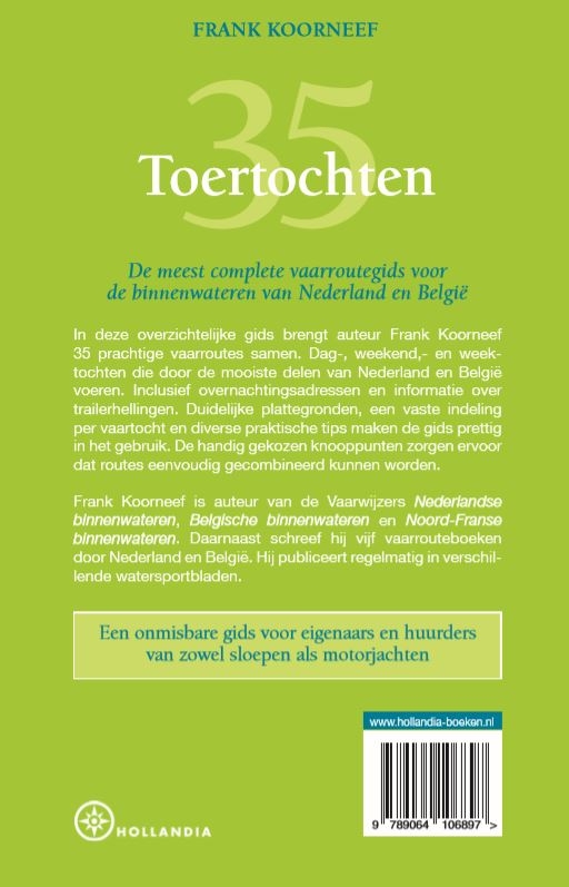 Achterkant van 35 Toertochten voor motorboot en sloep