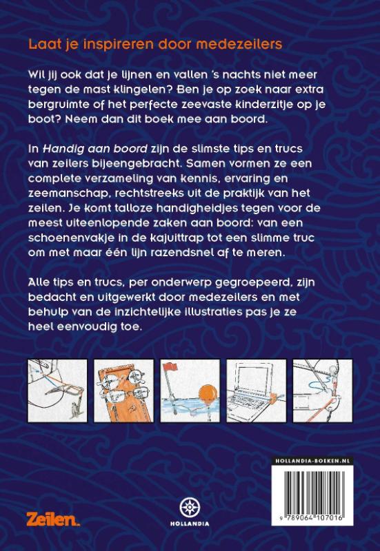 Achterkant van Handig aan boord