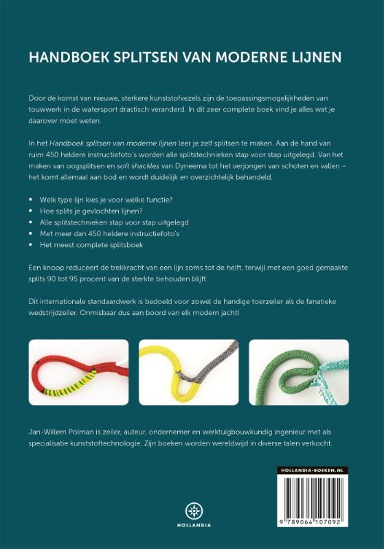 Achterkant van Handboek splitsen van moderne lijnen