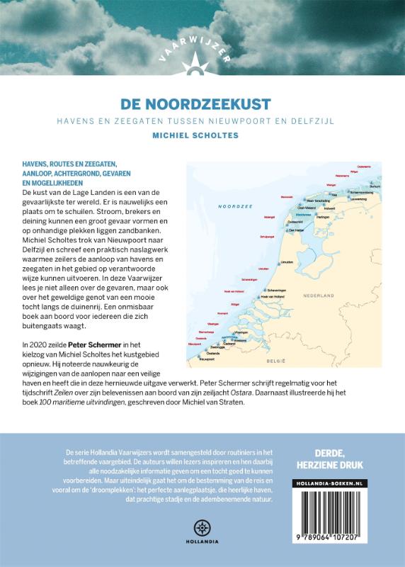 Achterkant van Vaarwijzer De Noordzeekust