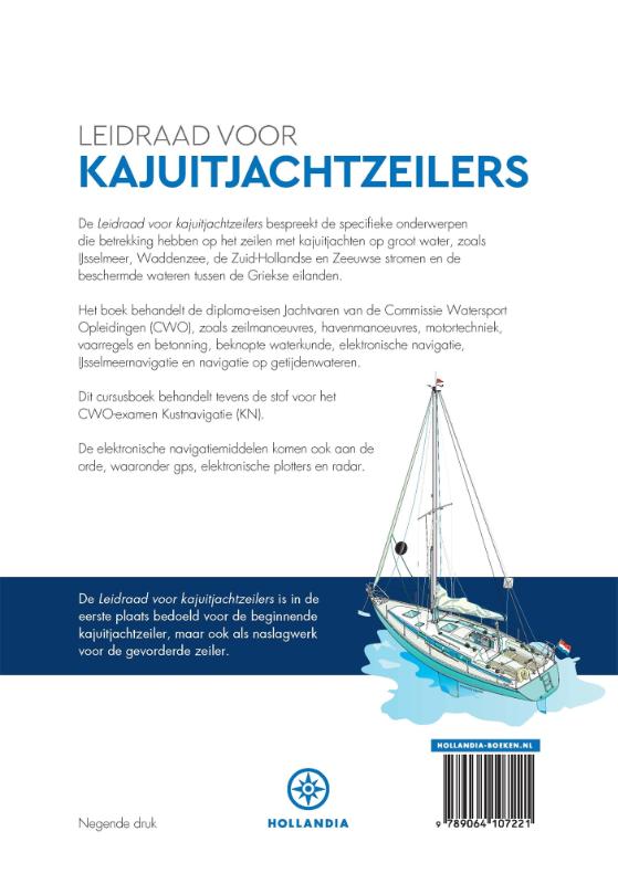 Achterkant van Leidraad voor kajuitjachtzeilers