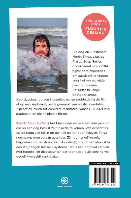 Achterkant van Plastic Soup Surfer