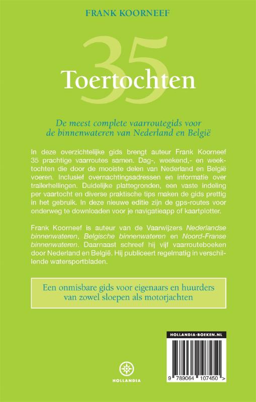 Achterkant van 35 Toertochten voor motorboot en sloep
