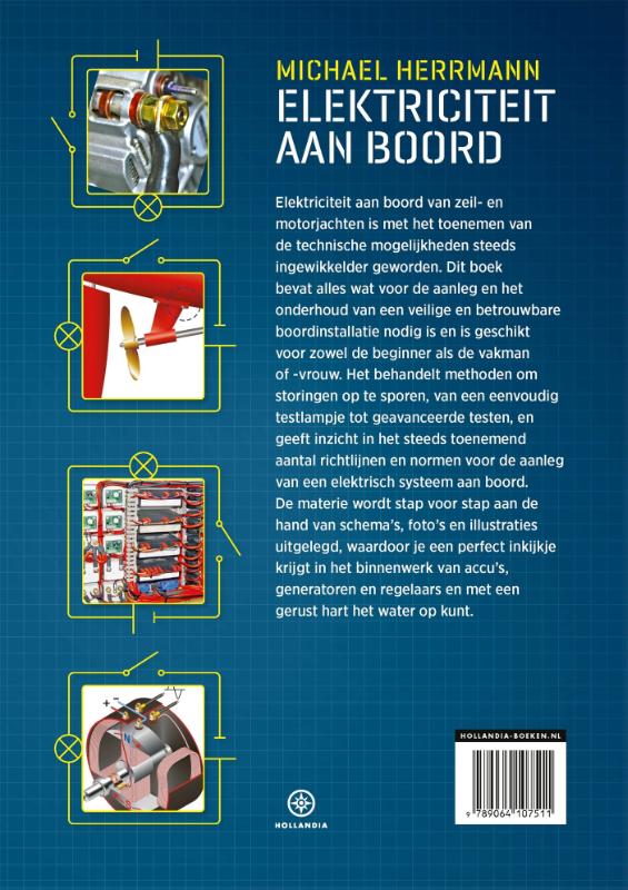Achterkant van Elektriciteit aan boord