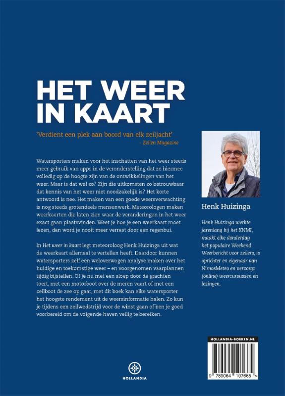 Achterkant van Het weer in kaart