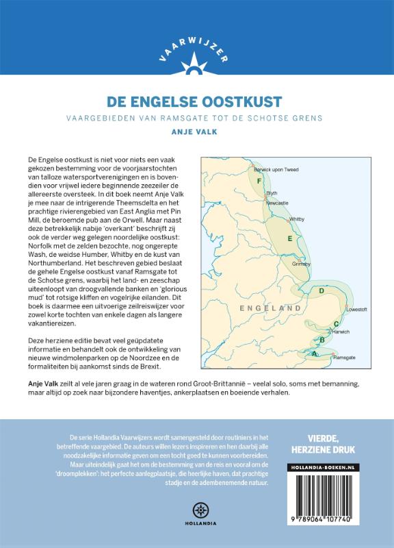 Achterkant van Vaarwijzer De Engelse Oostkust