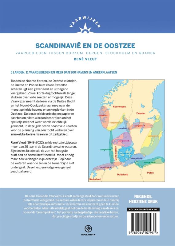 Achterkant van Vaarwijzer Scandinavië en de Oostzee