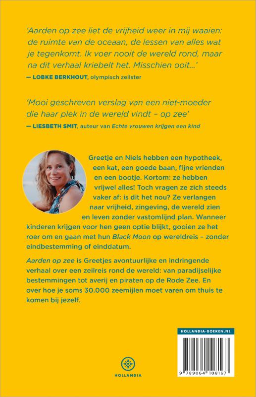 Achterkant van Aarden op zee