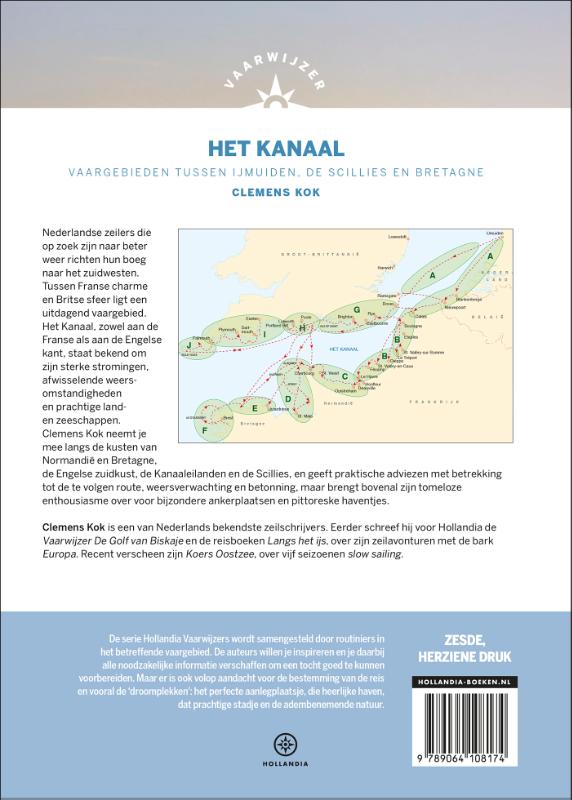 Achterkant van Vaarwijzer Het Kanaal
