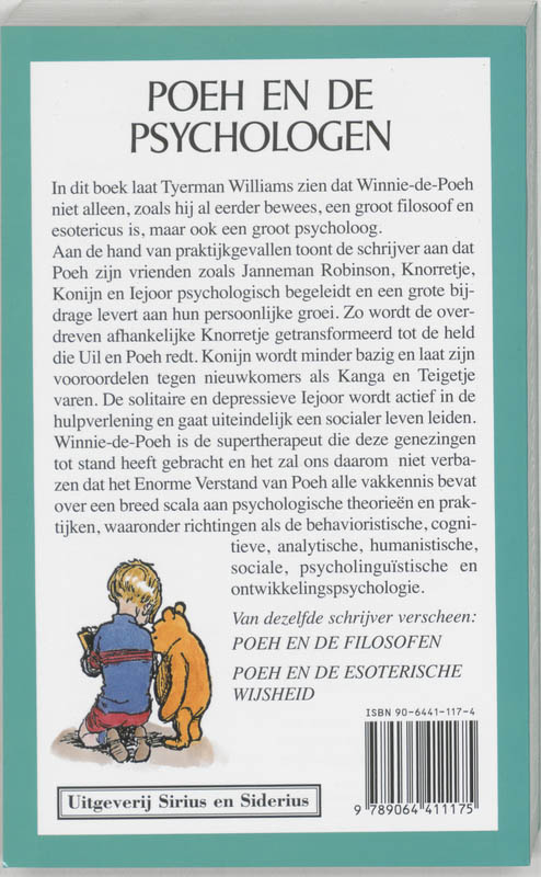 Achterkant van Poeh en de psychologen