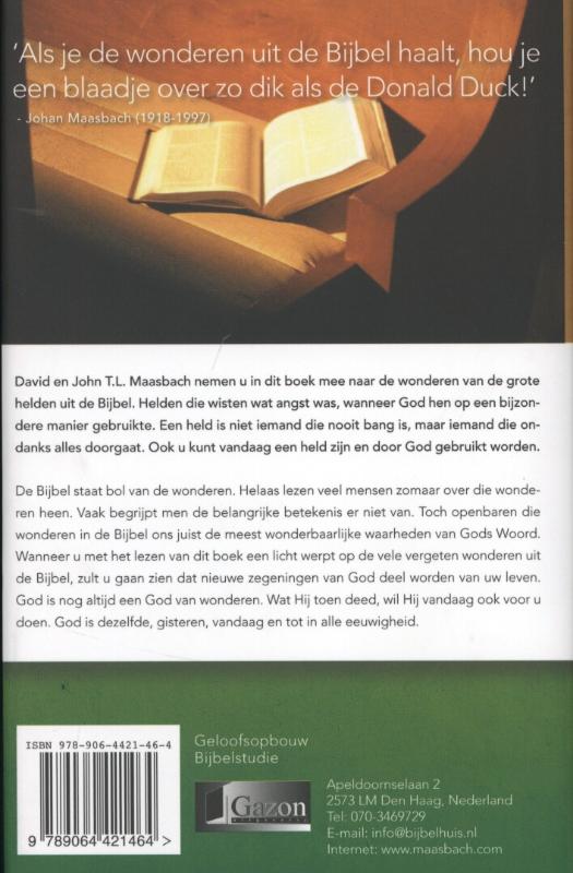 Achterkant van De vergeten wonderen uit de bijbel