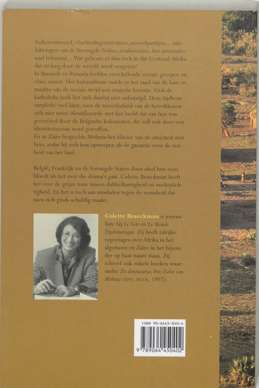 Achterkant van De wortels van het geweld