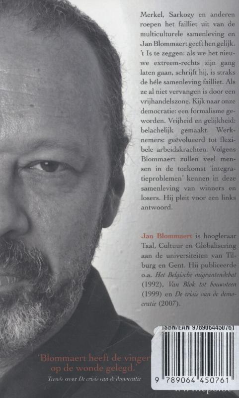 Achterkant van De heruitvinding van de samenleving
