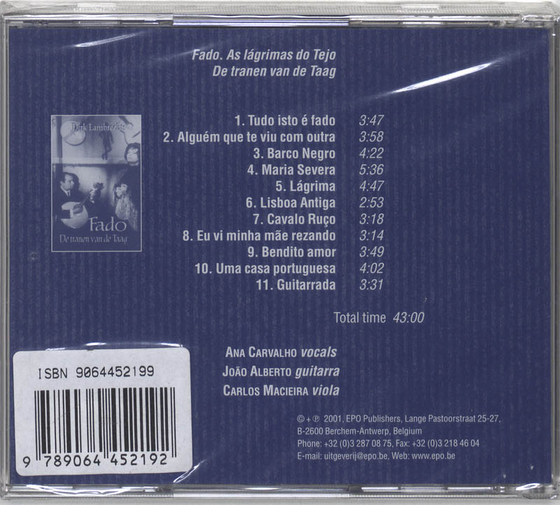 Achterkant van Fado