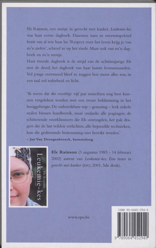 Achterkant van Het tweede dagboek van Els
