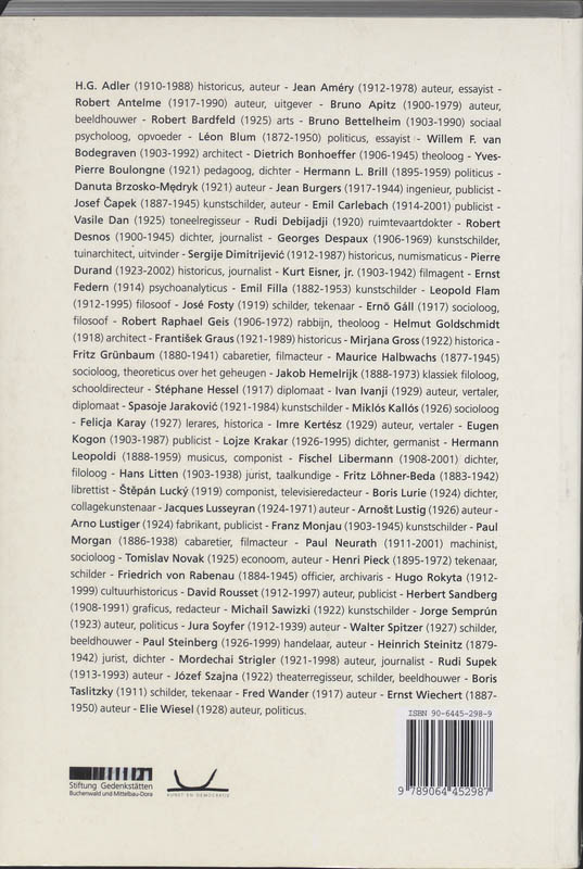 Achterkant van Concentratiekamp Buchenwald