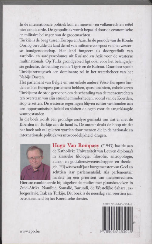Achterkant van De onderdrukking van de Koerden in Turkije, een misdaad?