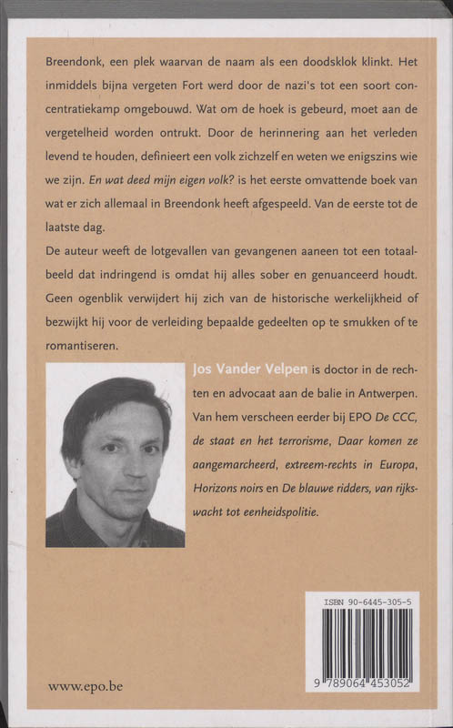 Achterkant van En wat deed mijn eigen volk?