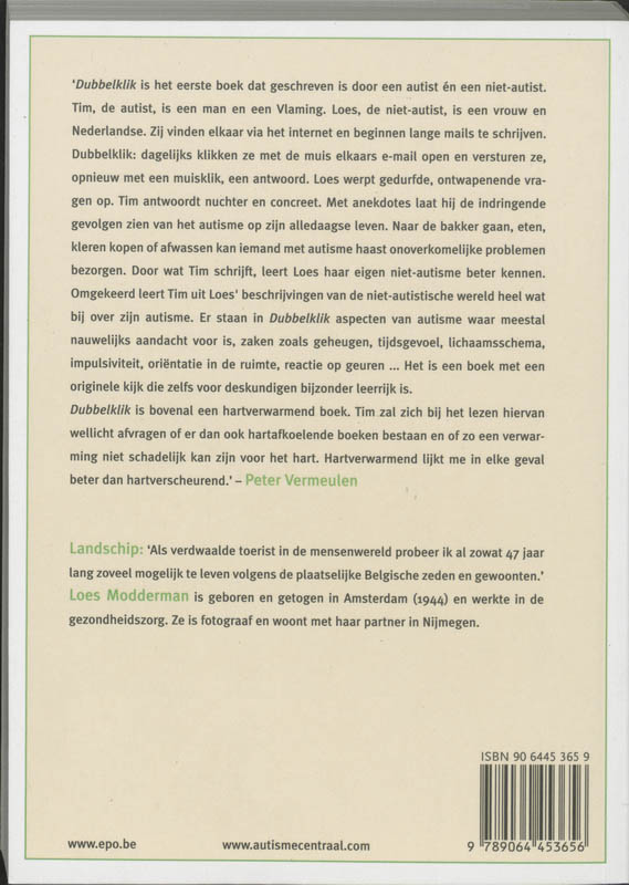 Achterkant van Dubbelklik