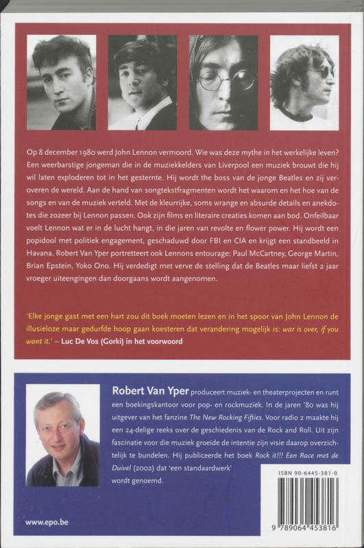 Achterkant van Lennon