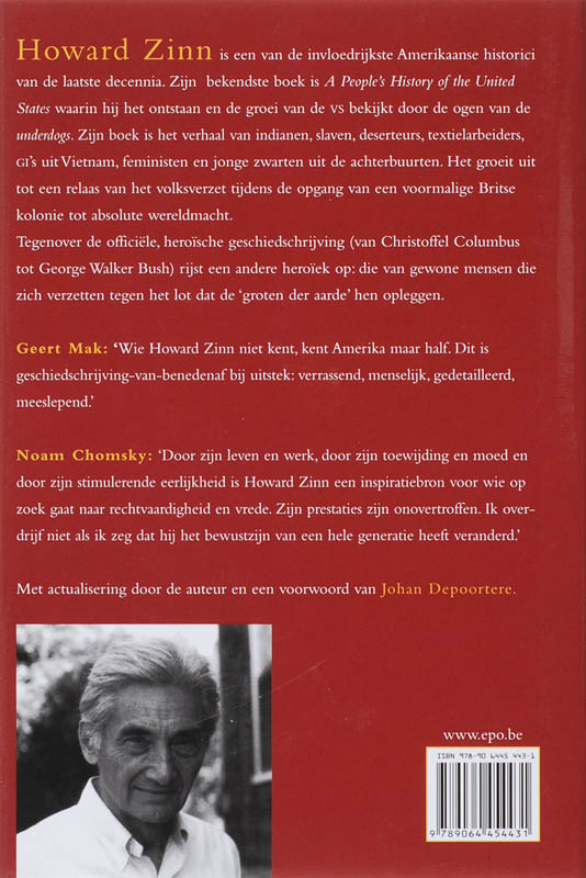 Achterkant van Geschiedenis van het Amerikanse volk