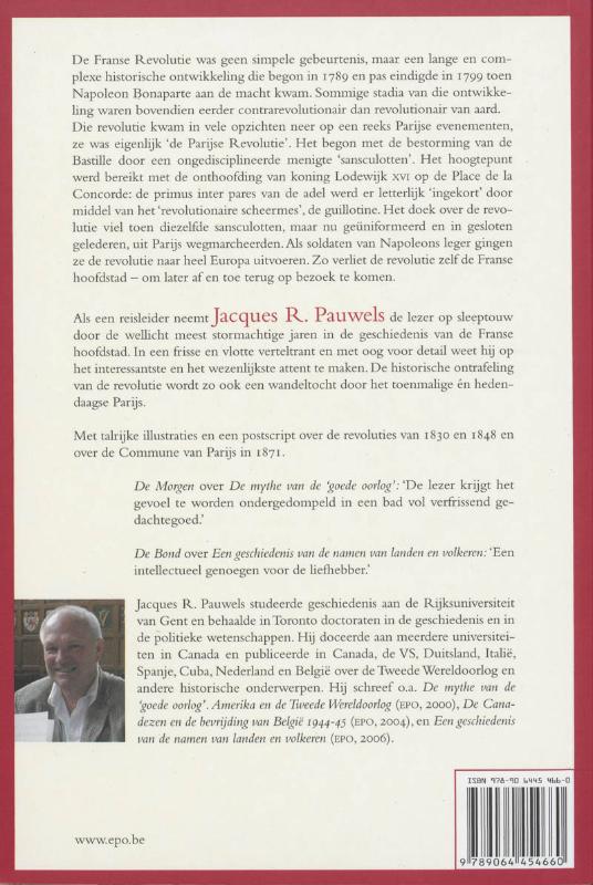 Achterkant van Het Parijs van de sansculotten
