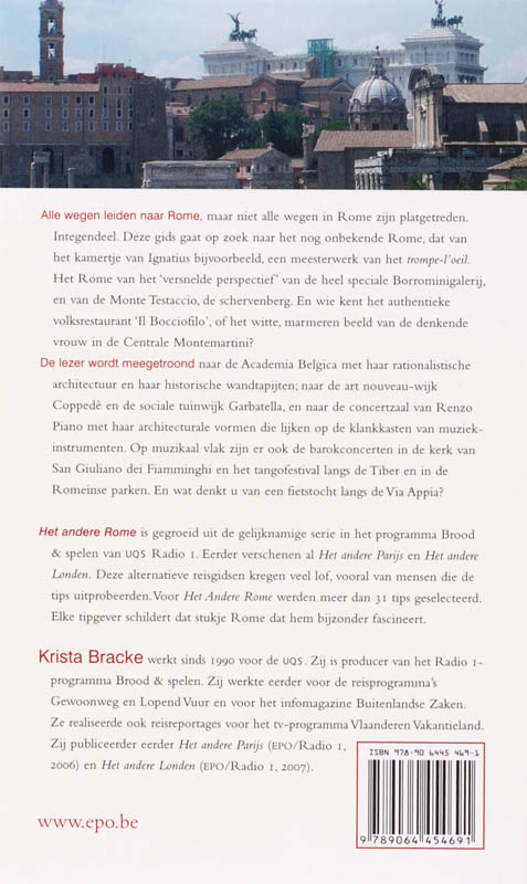 Achterkant van Het andere Rome