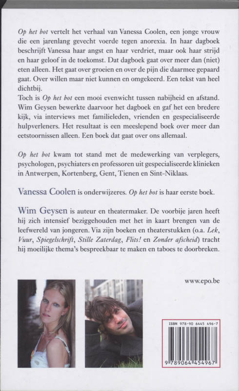 Achterkant van Op het bot