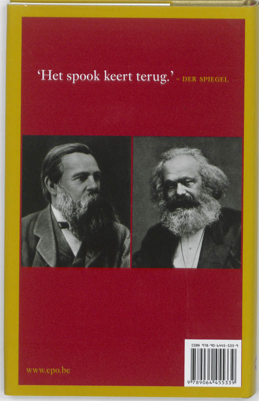 Achterkant van Het communistisch manifest