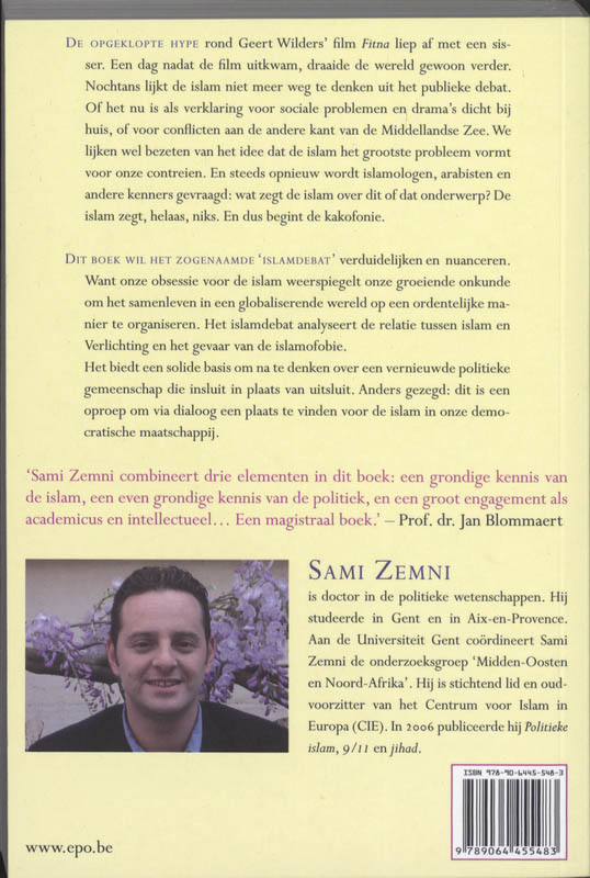 Achterkant van Het islam debat