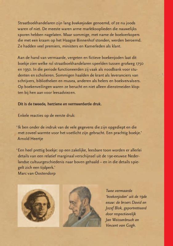Achterkant van De handel en wandel van de boekenjood