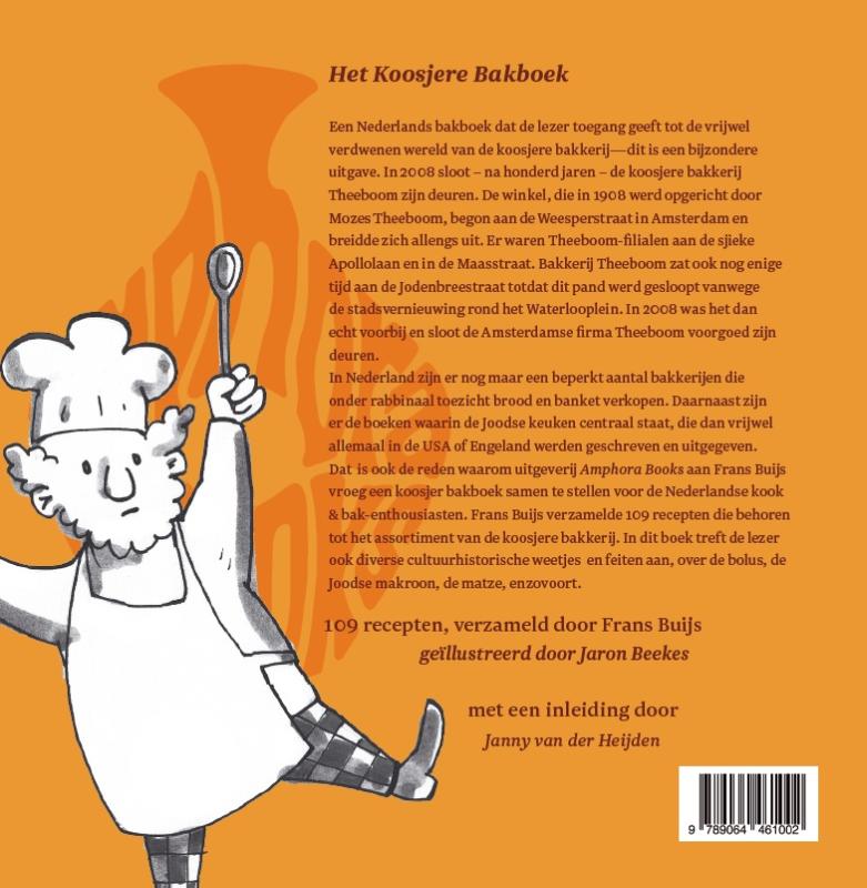Achterkant van Het koosjere bakboek