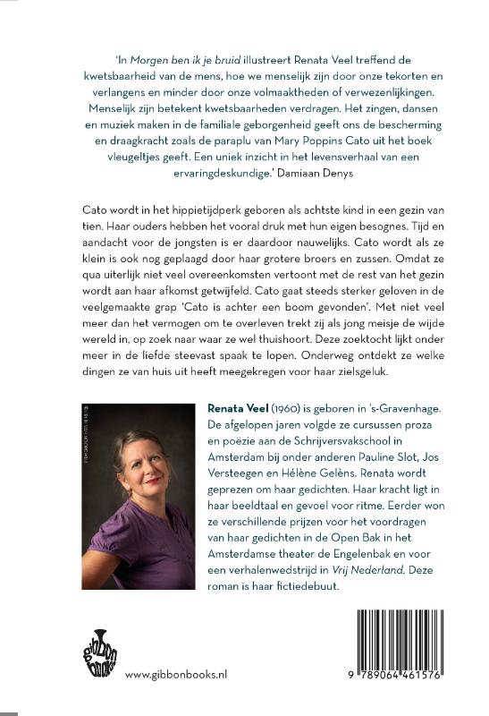 Achterkant van Morgen ben ik je bruid
