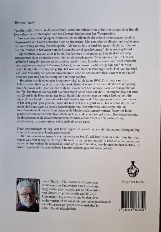 Achterkant van Een wandeling door de geschiedenis van Joods Amsterdam