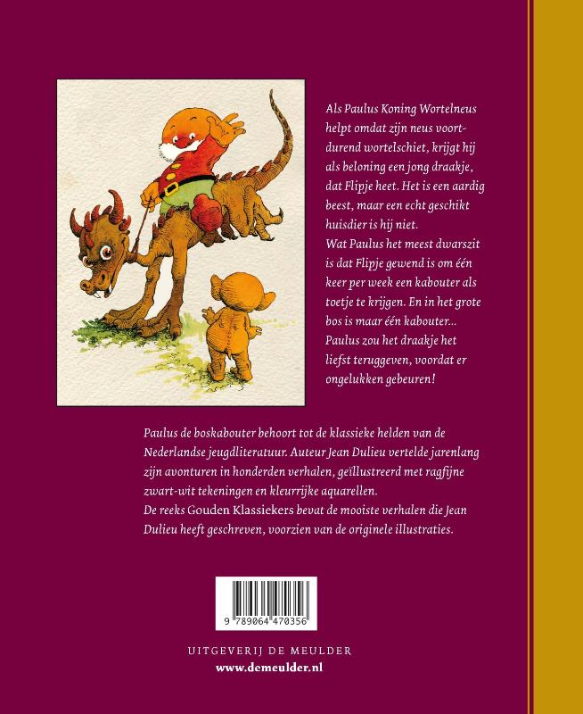 Achterkant van Paulus en het draakje