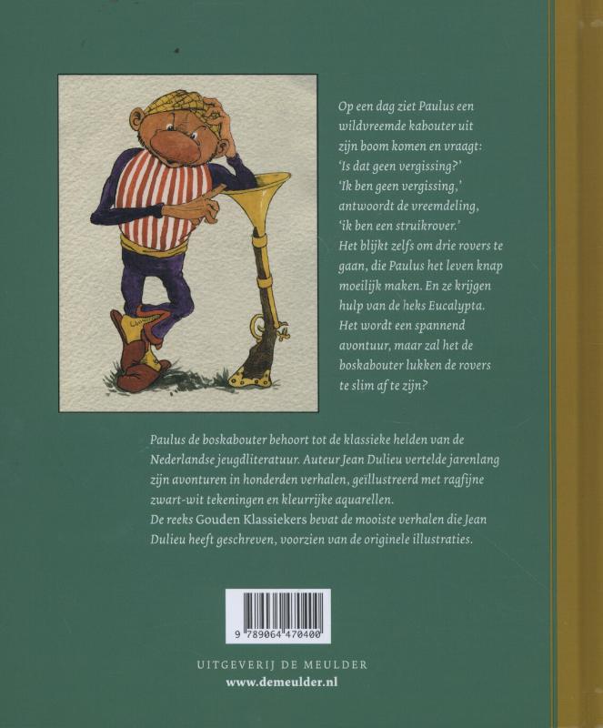 Achterkant van Paulus en de drie rovers