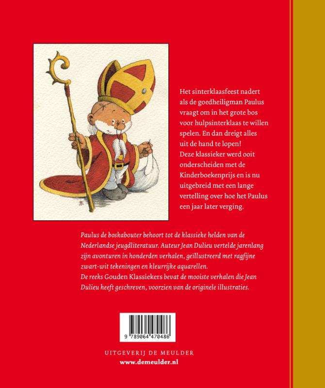 Achterkant van Paulus de hulpsinterklaas