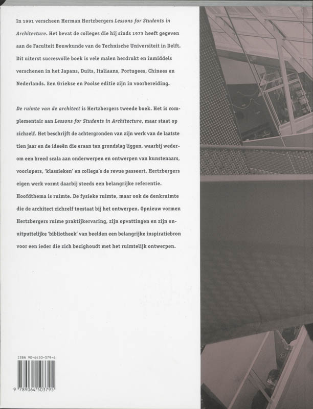 Achterkant van De ruimte van de architect