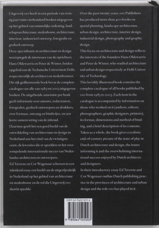 Achterkant van 20 jaar / years 010