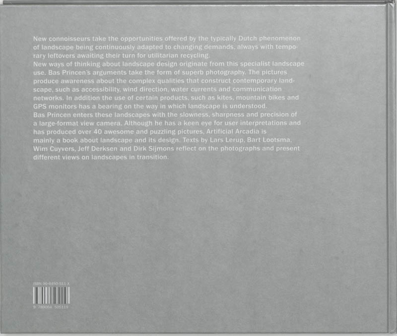 Achterkant van Artificial Arcadia