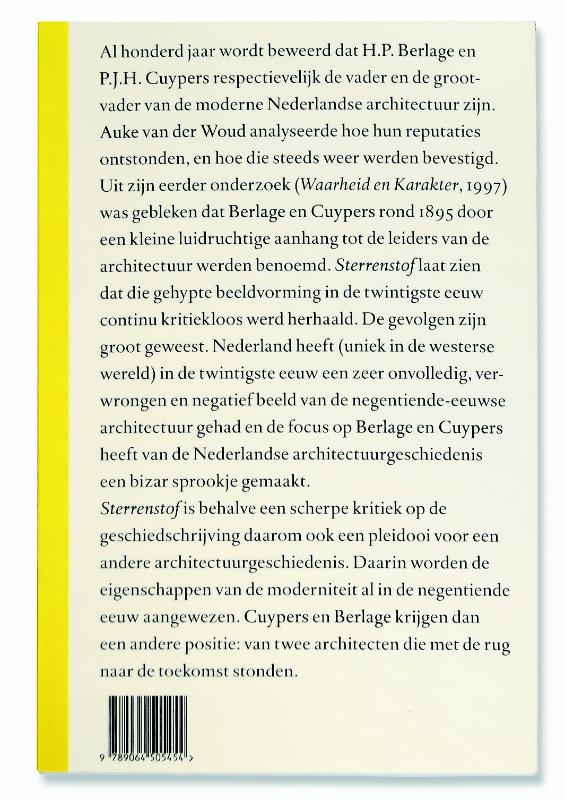 Achterkant van Sterrenstof