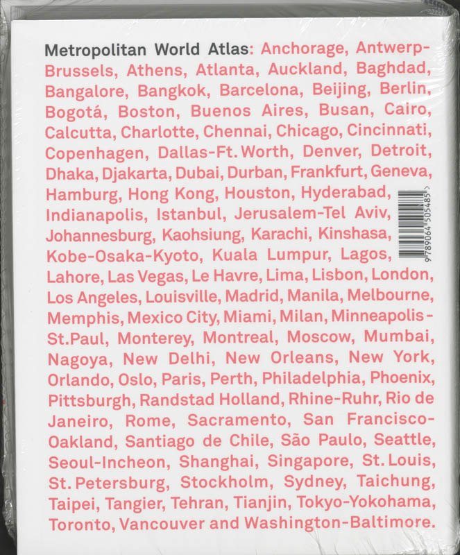 Achterkant van Metropolitan World Atlas