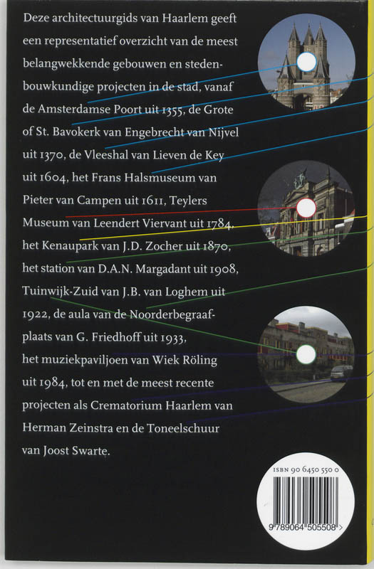 Achterkant van Architectuurgids Haarlem