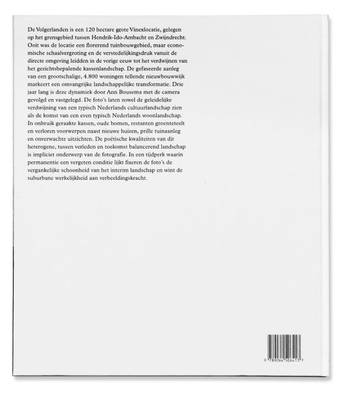 Achterkant van De Volgerlanden. Impressies van nieuw Nederlands landschap