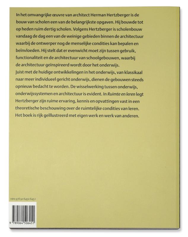 Achterkant van Ruimte en Leren