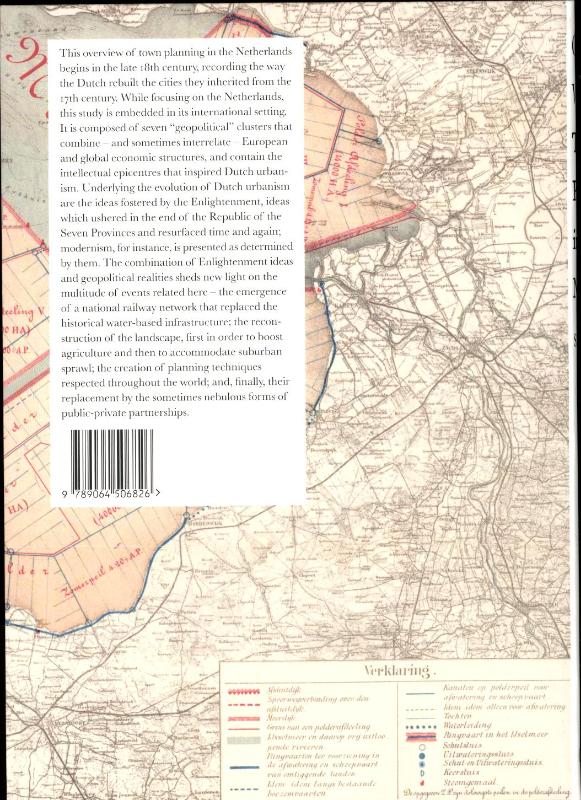 Achterkant van Town planning in the Netherlands since 1800