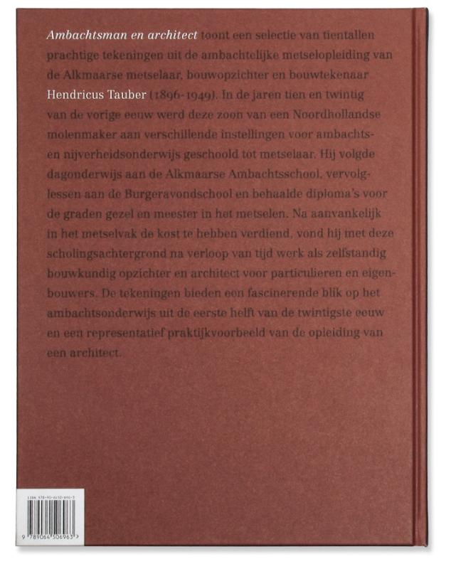 Achterkant van Ambachtsman en architect