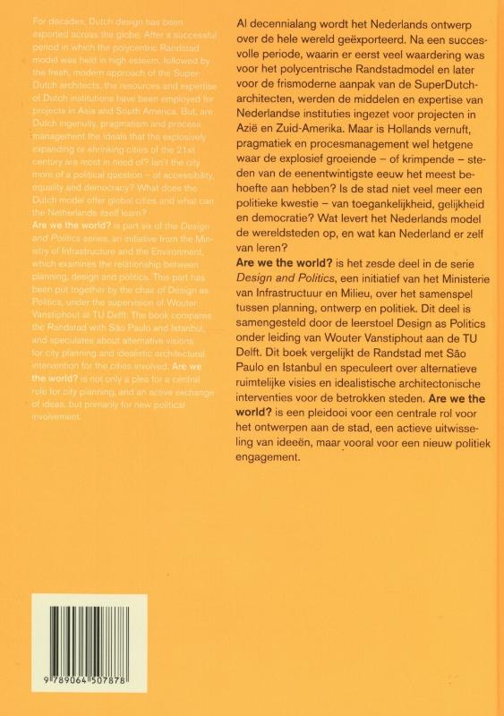Achterkant van Are we the world?