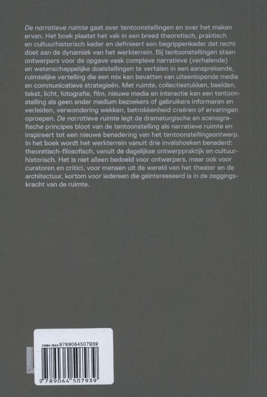Achterkant van De narratieve ruimte