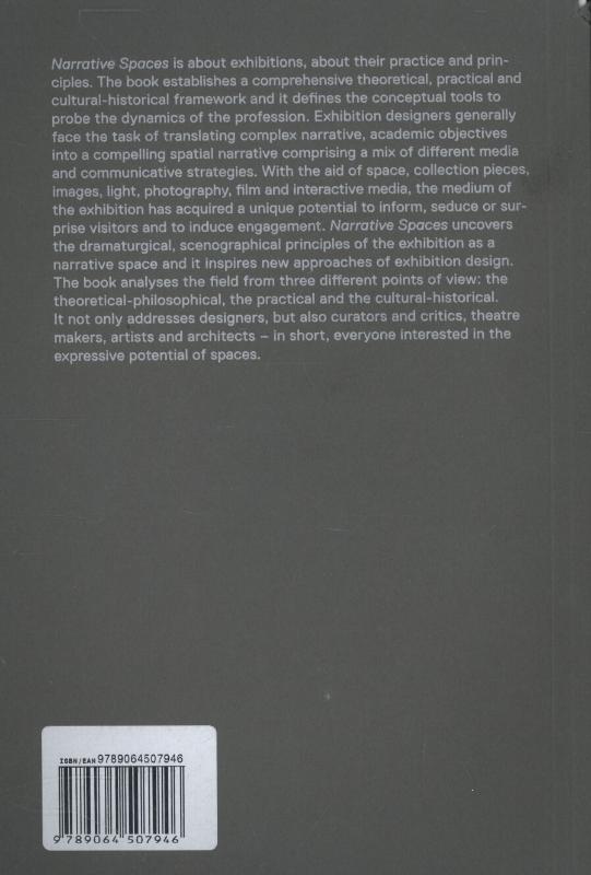 Achterkant van Narrative spaces